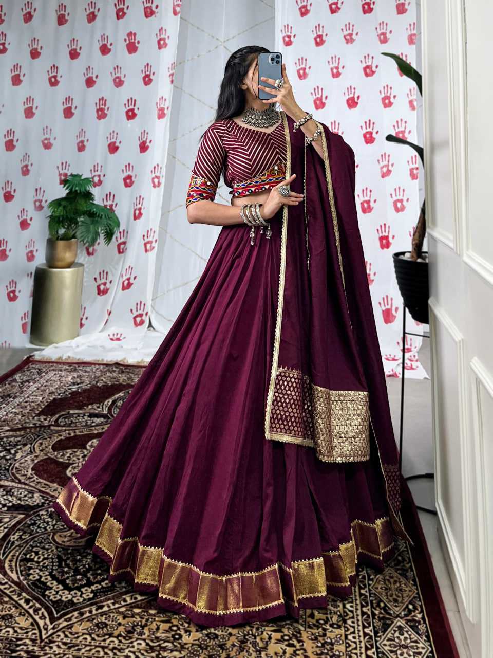 Ynf Chanderi Soft KESH134 1747 Lehengas Wedding Collections Festive Collections Wholesale Lehenga With Dupatta Gota Patti Lehenga Lehenga With Blouse Manufacturer
