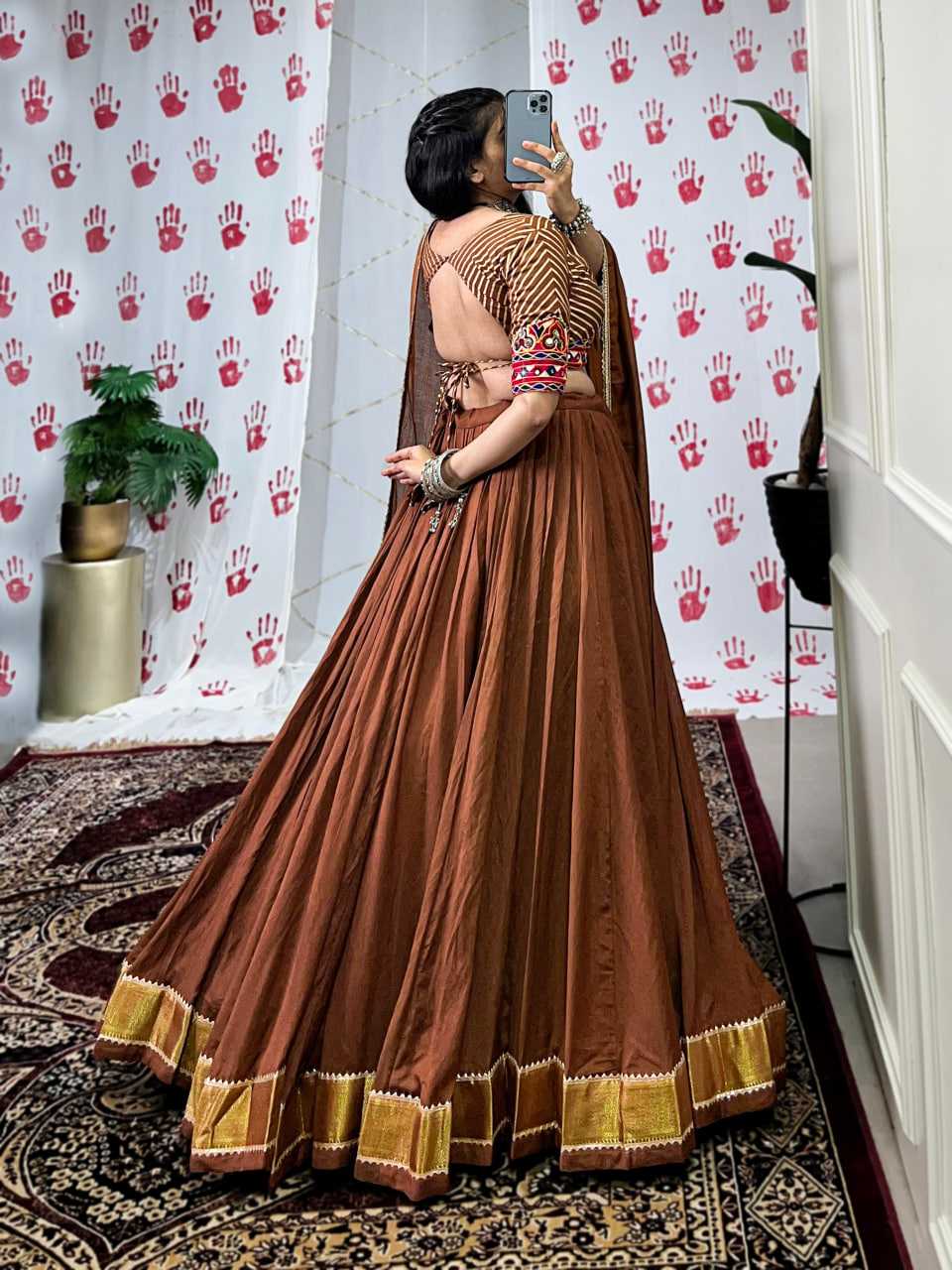 Ynf Chanderi Soft KESH134 1747 Lehengas Wedding Collections Festive Collections Wholesale Lehenga With Dupatta Gota Patti Lehenga Lehenga With Blouse Manufacturer