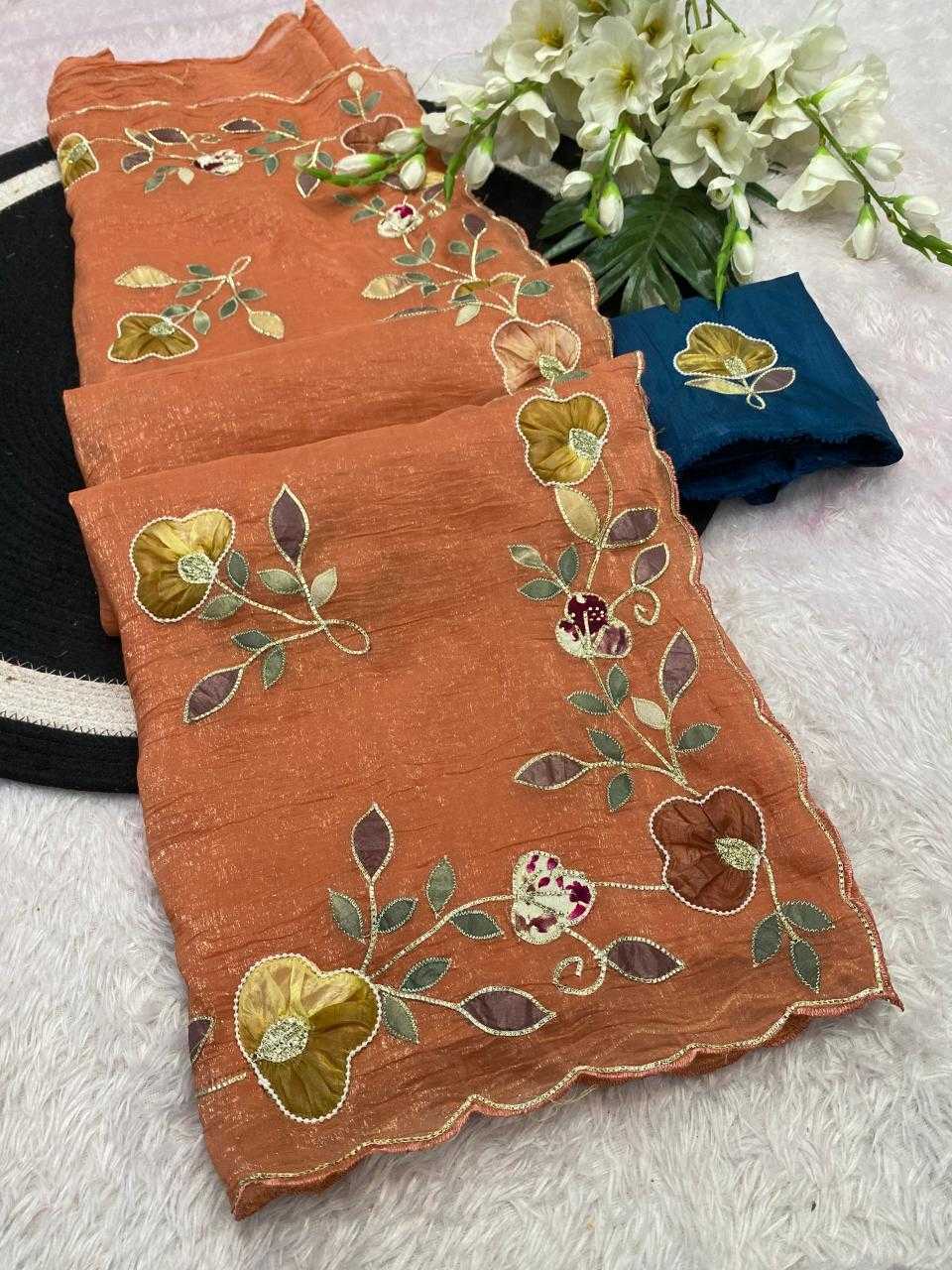 Ynf Chiffon KESH514 PHOOL Sarees Wholesale Designer Sarees Hand Work Sarees Manufacturer