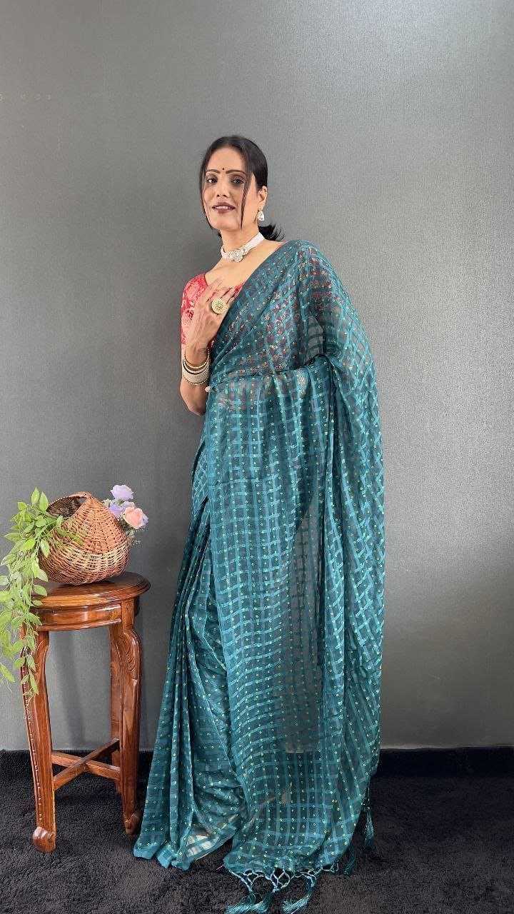 Ynf Chiffon RIN216 Bandhej Sarees Wholesale Fancy Sarees Jacquard Saree Manufacturer