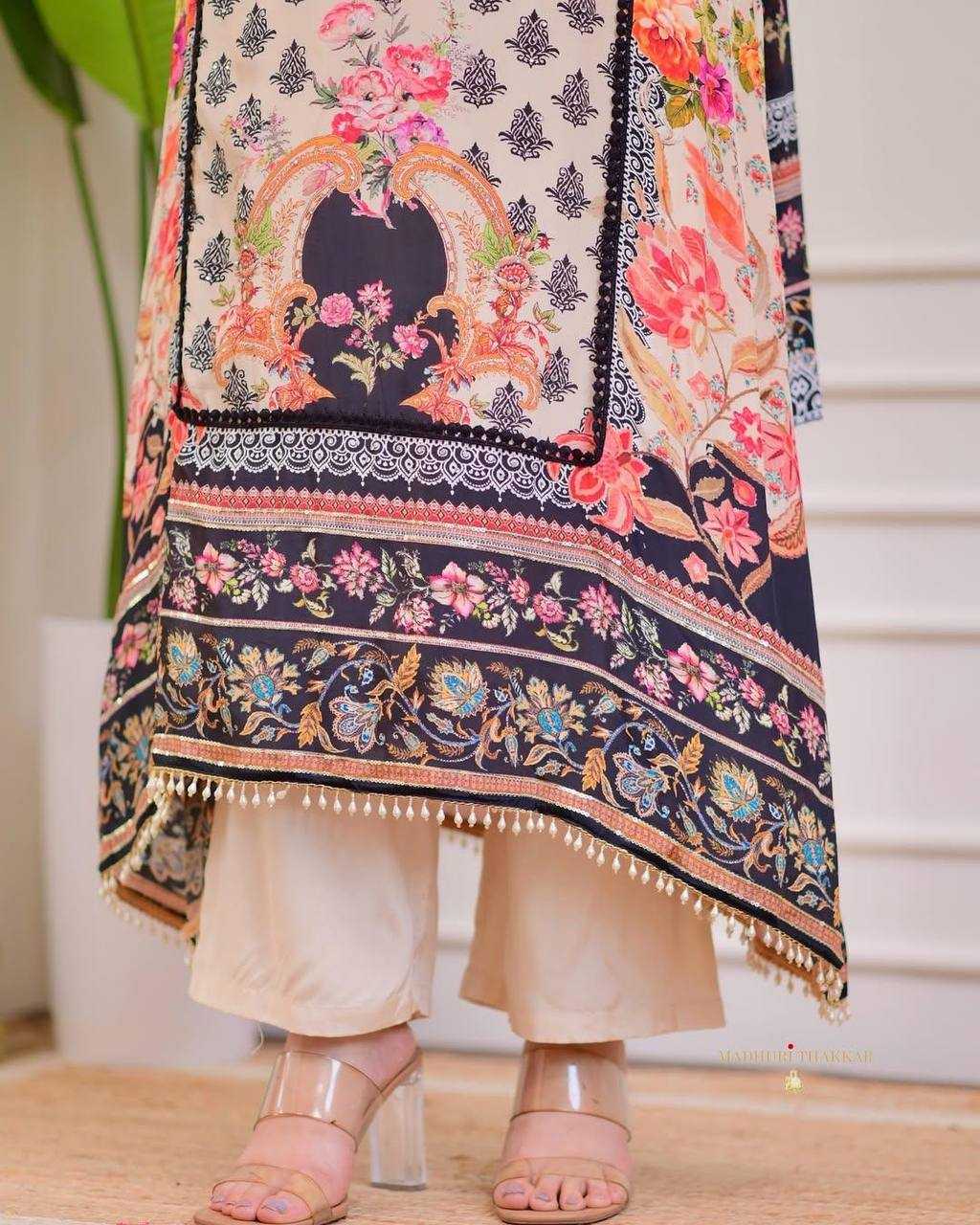 Ynf Chinon KESH501 BAALIKA Suits & Dresses Plus Size Collections Wholesale Embroidery Suits Party wear suits Manufacturer