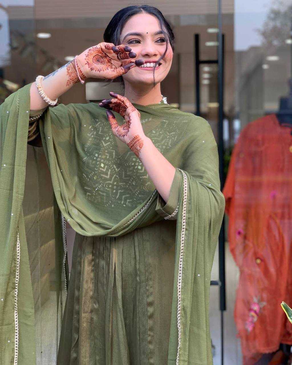 Ynf Chinon KESH501 YOGG Suits & Dresses Plus Size Collections Wholesale Embroidery Suits Designer Suits Manufacturer