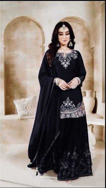 Ynf Chinon KESH523 063 Suits & Dresses Wholesale Sharara Salwar Suits Embroidery Suits Silk Suits Manufacturer