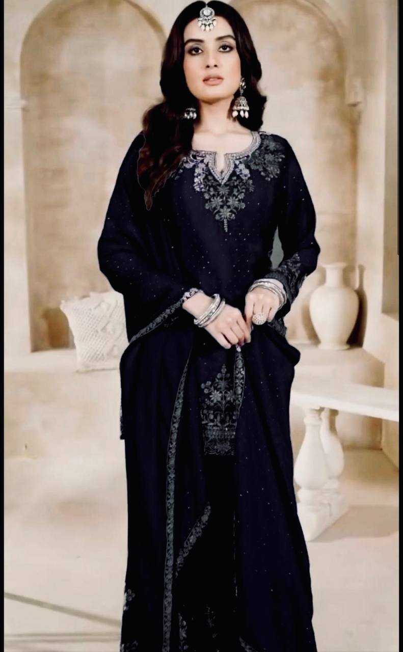 Ynf Chinon KESH523 063 Suits & Dresses Wholesale Sharara Salwar Suits Embroidery Suits Silk Suits Manufacturer