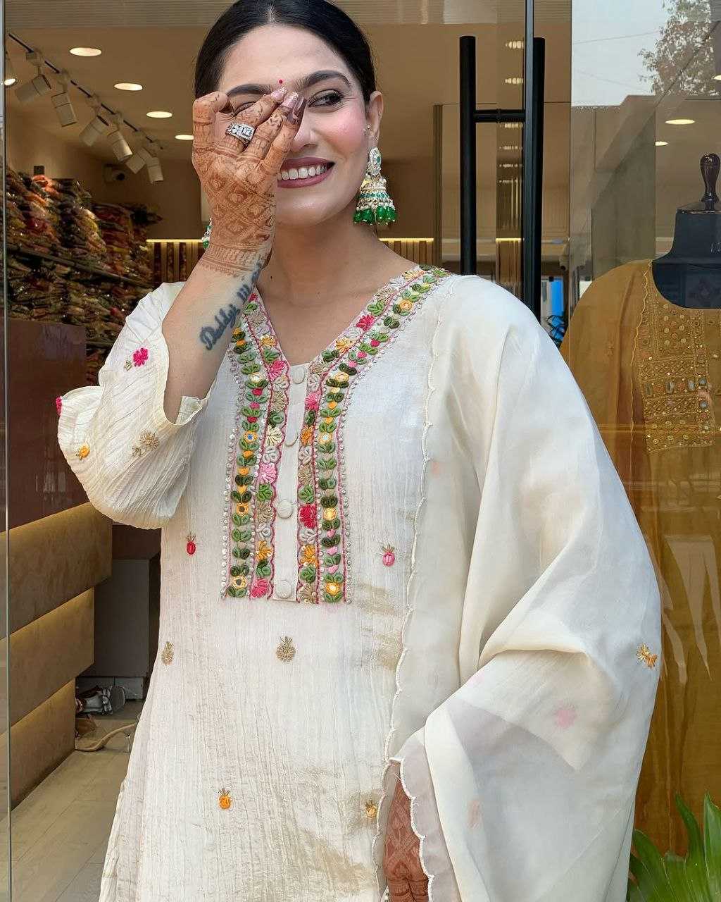 Ynf Chinon KESH529 NIYA Suits & Dresses Wholesale Ladies Suits Embroidery Suits Party wear suits Manufacturer