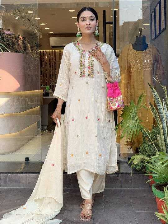 Ynf Chinon KESH529 NIYA Suits & Dresses Wholesale Ladies Suits Embroidery Suits Party wear suits Manufacturer