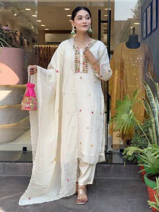 Ynf Chinon KESH529 NIYA Suits & Dresses Wholesale Ladies Suits Embroidery Suits Party wear suits Manufacturer