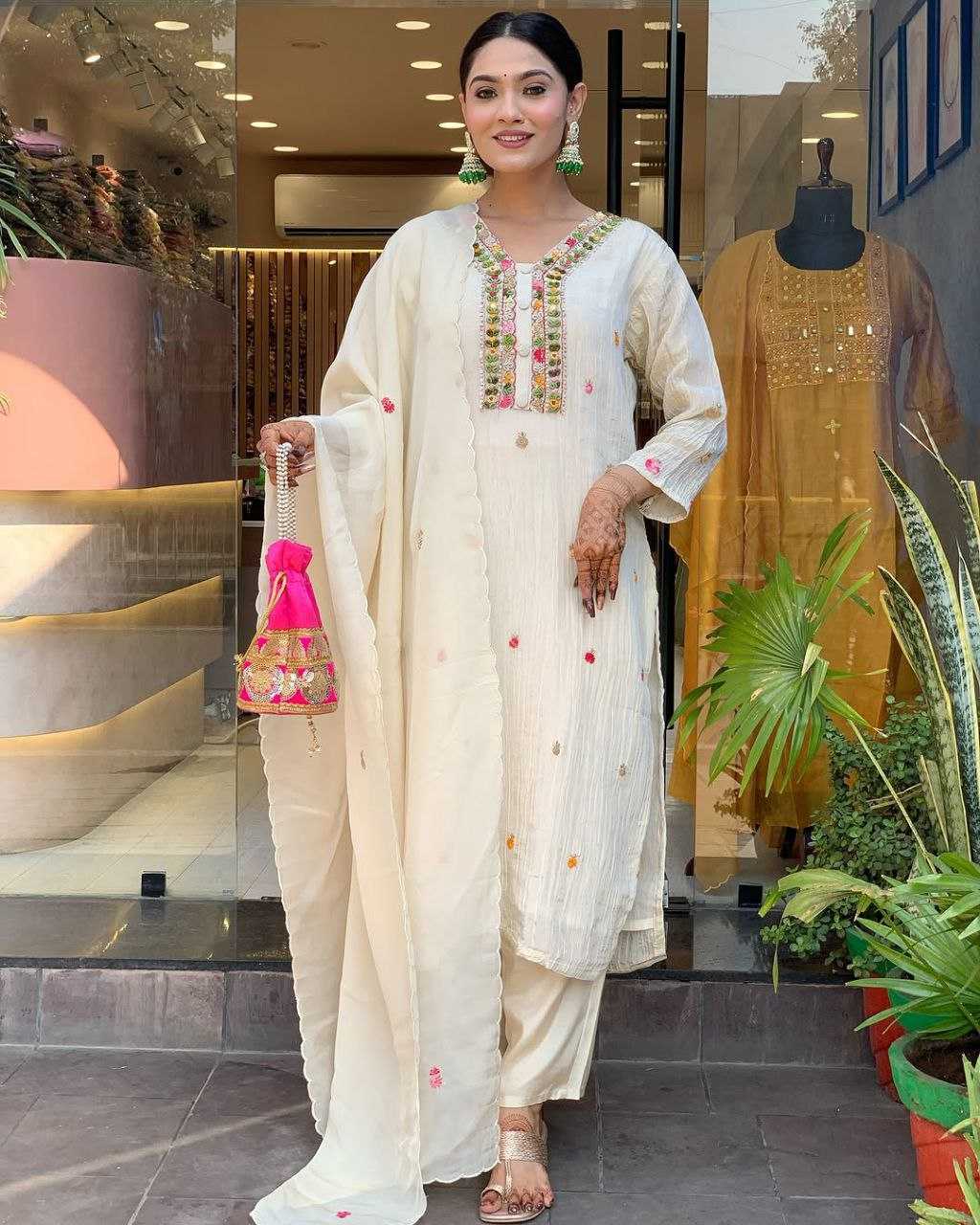 Ynf Chinon KESH529 NIYA Suits & Dresses Wholesale Ladies Suits Embroidery Suits Party wear suits Manufacturer