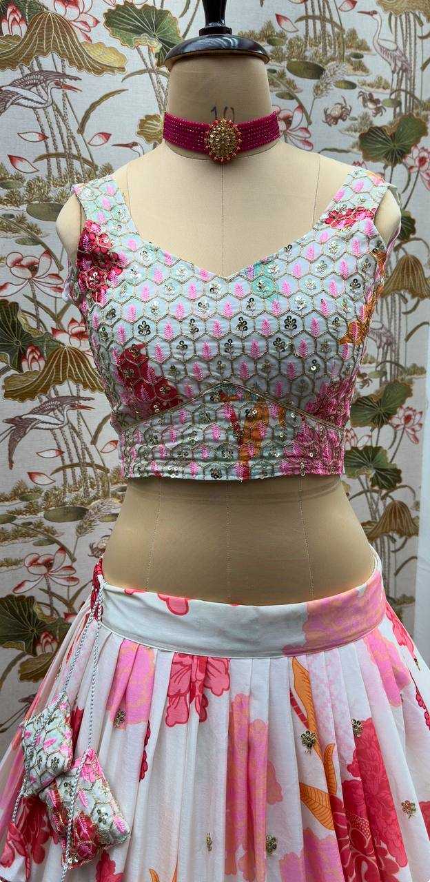 Ynf Chinon KESH533 5081 Lehengas Wholesale Fancy Lehenga Embroidered Lehenga Lehenga For Engagement Sequins Lehenga Manufacturer