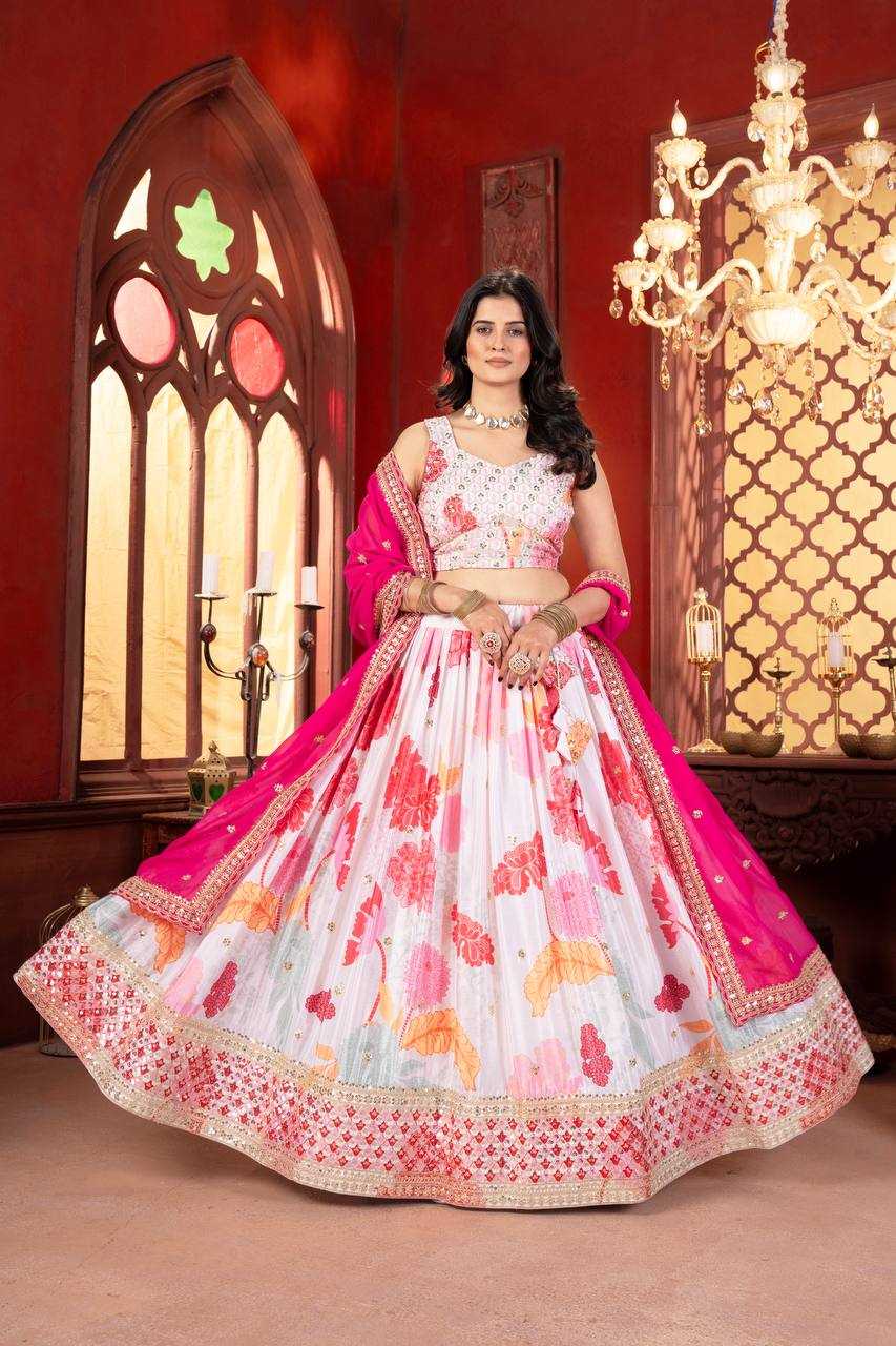 Ynf Chinon KESH533 5081 Lehengas Wholesale Fancy Lehenga Embroidered Lehenga Lehenga For Engagement Sequins Lehenga Manufacturer