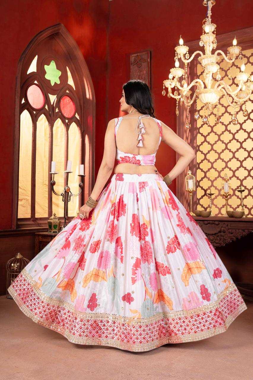 Ynf Chinon KESH533 5081 Lehengas Wholesale Fancy Lehenga Embroidered Lehenga Lehenga For Engagement Sequins Lehenga Manufacturer