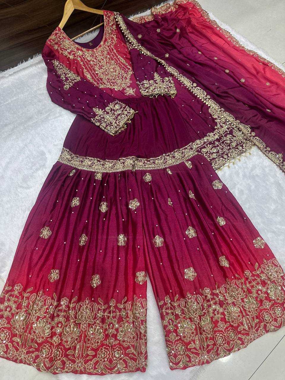Ynf Chinon KESH533 5091 Suits & Dresses Wholesale Ladies Suits Sharara Salwar Suits Embroidery Suits Wedding Suits Manufacturer