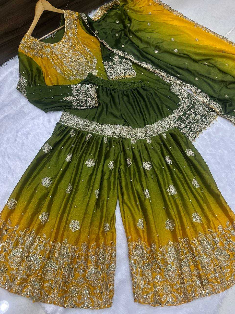 Ynf Chinon KESH533 5091 Suits & Dresses Wholesale Ladies Suits Sharara Salwar Suits Embroidery Suits Wedding Suits Manufacturer