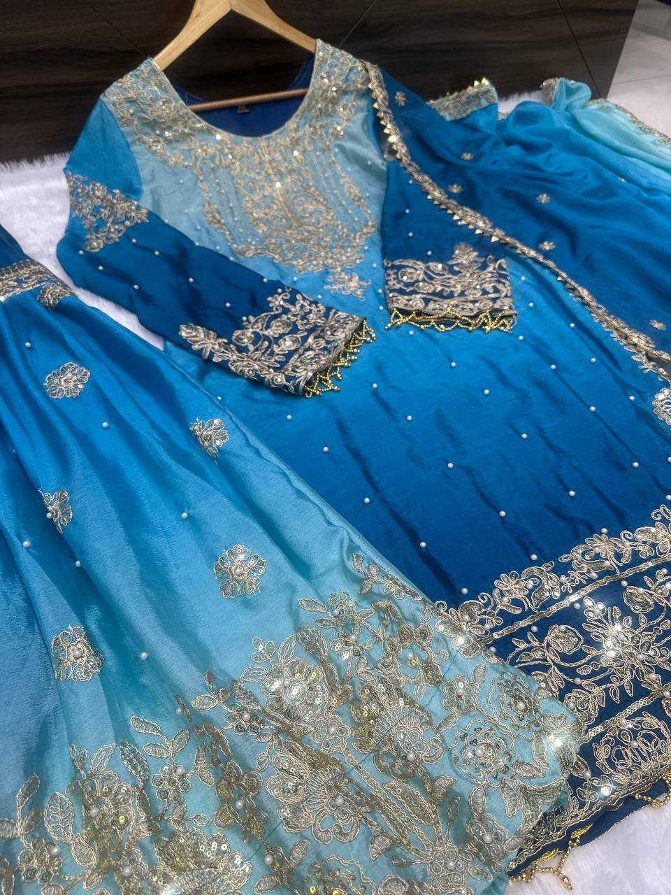 Ynf Chinon KESH533 5091 Suits & Dresses Wholesale Ladies Suits Sharara Salwar Suits Embroidery Suits Wedding Suits Manufacturer