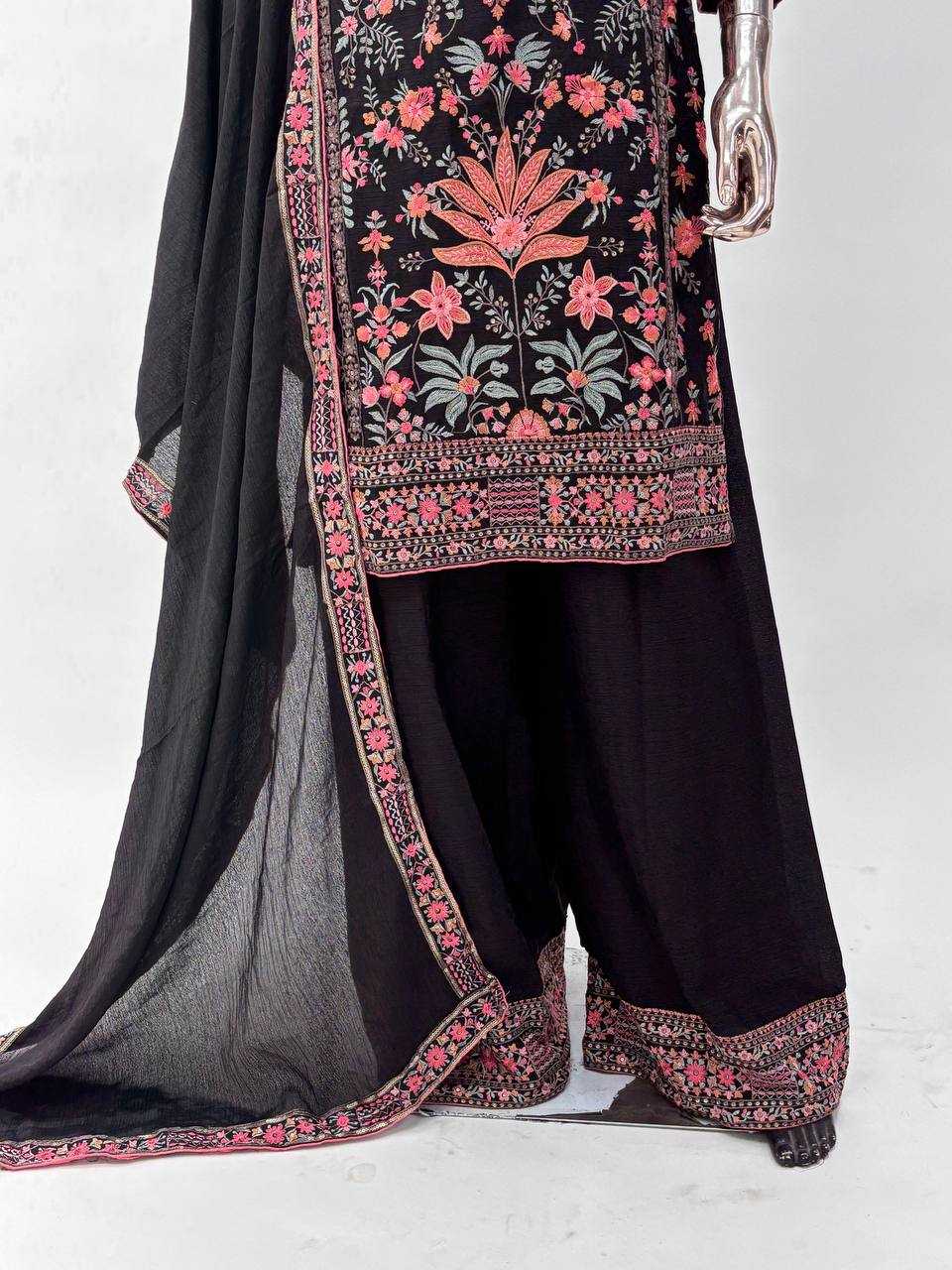 Ynf Chinon KESH546 1199 Suits & Dresses Wholesale Sharara Salwar Suits Manufacturer