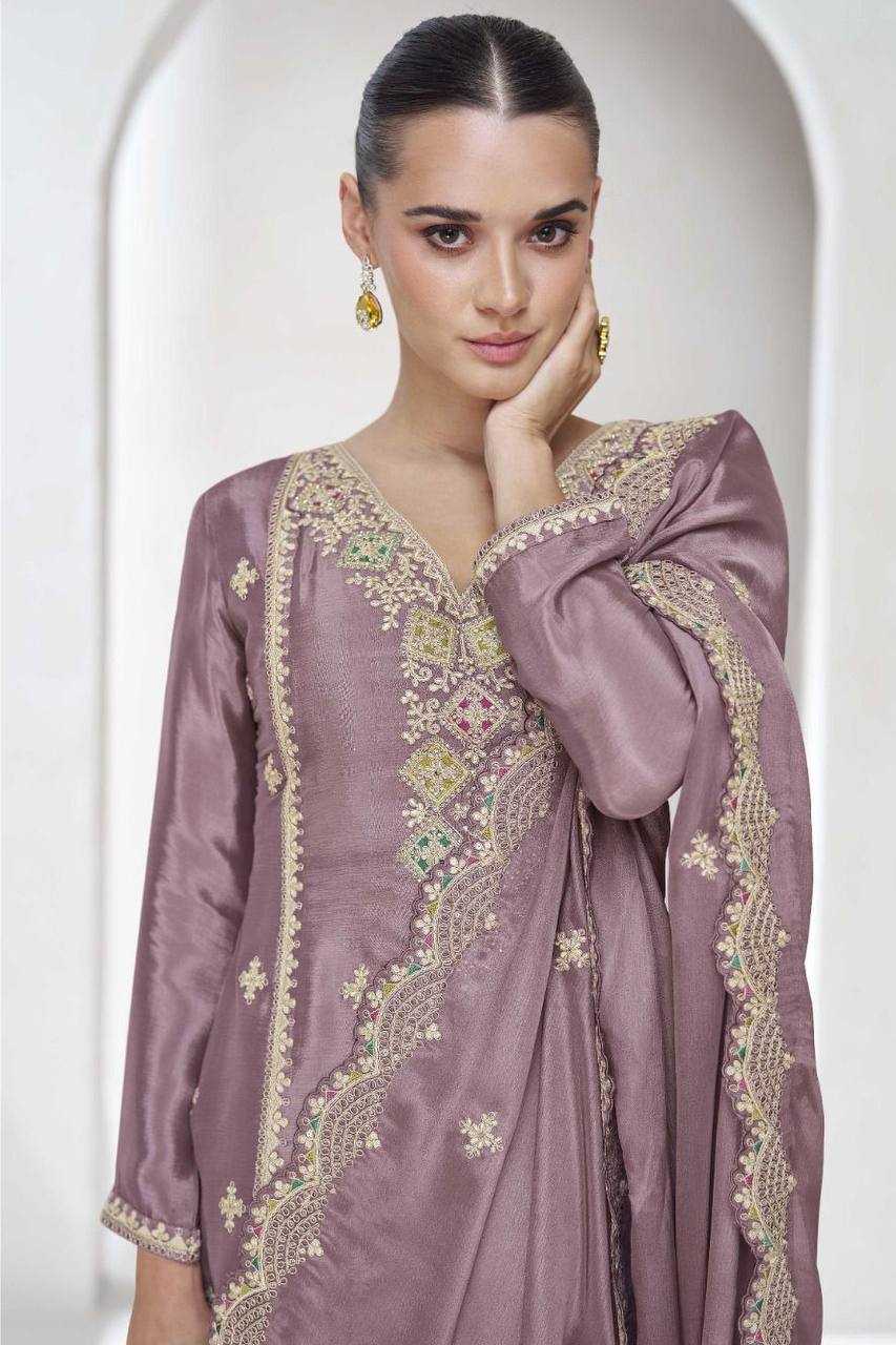 Ynf Chinon KESH546 1201 Suits & Dresses Wholesale Sharara Salwar Suits Embroidery Suits Manufacturer