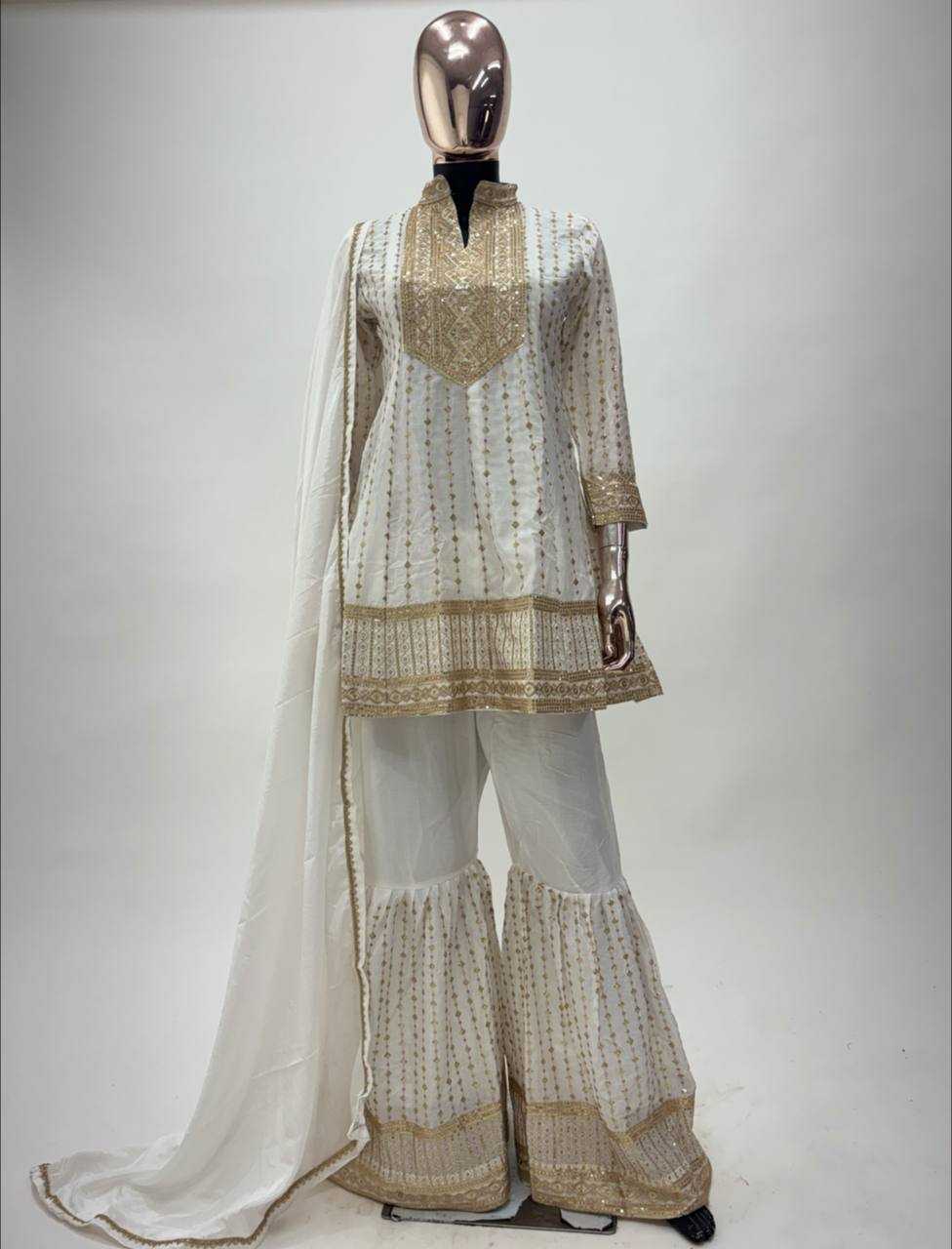 Ynf Chinon KESH546 1220 Suits & Dresses Wholesale Palazzo Suit Designer Suits Manufacturer