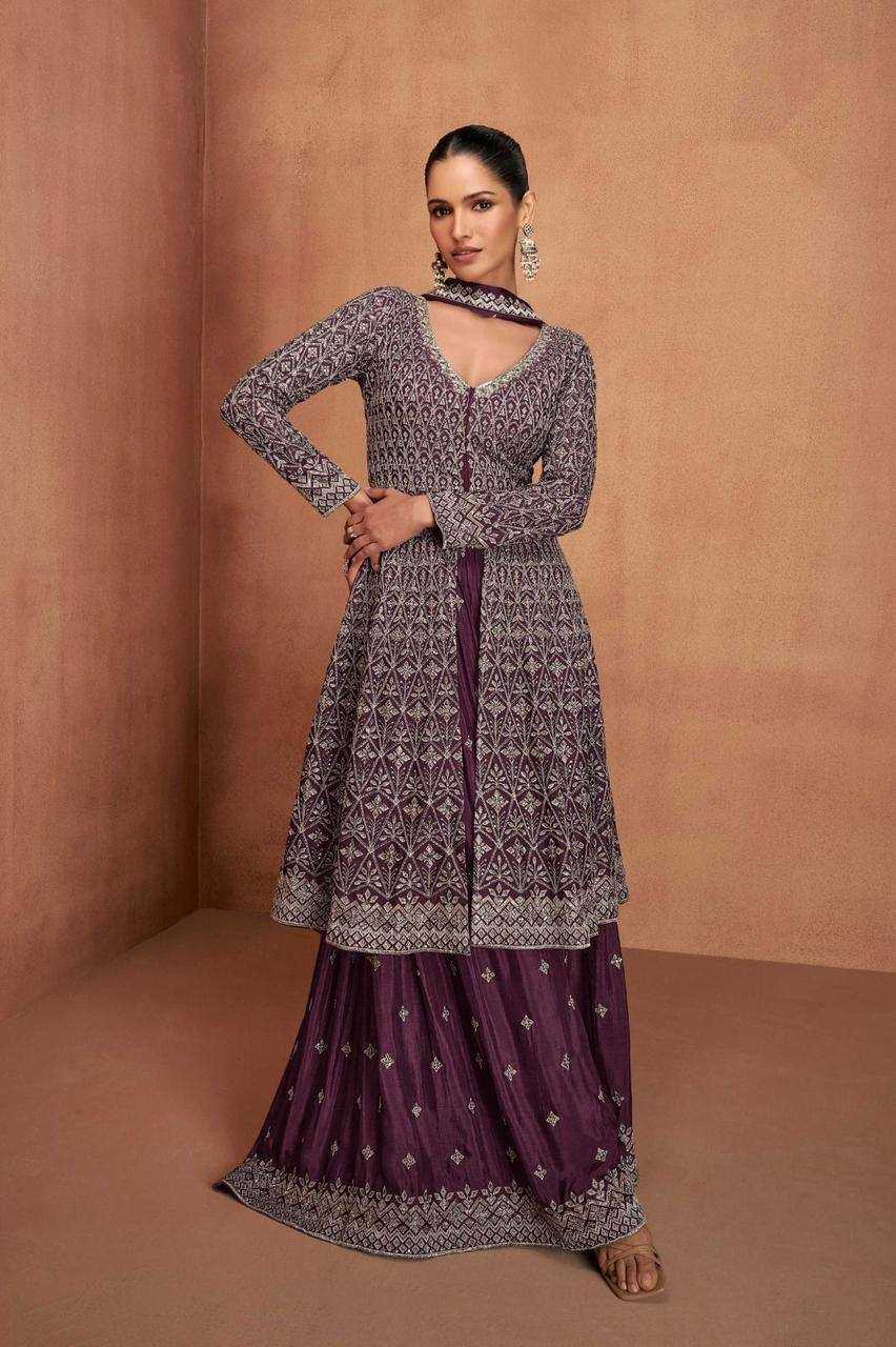 Ynf Chinon KESH546 1235 Suits & Dresses Wholesale Sharara Salwar Suits Manufacturer