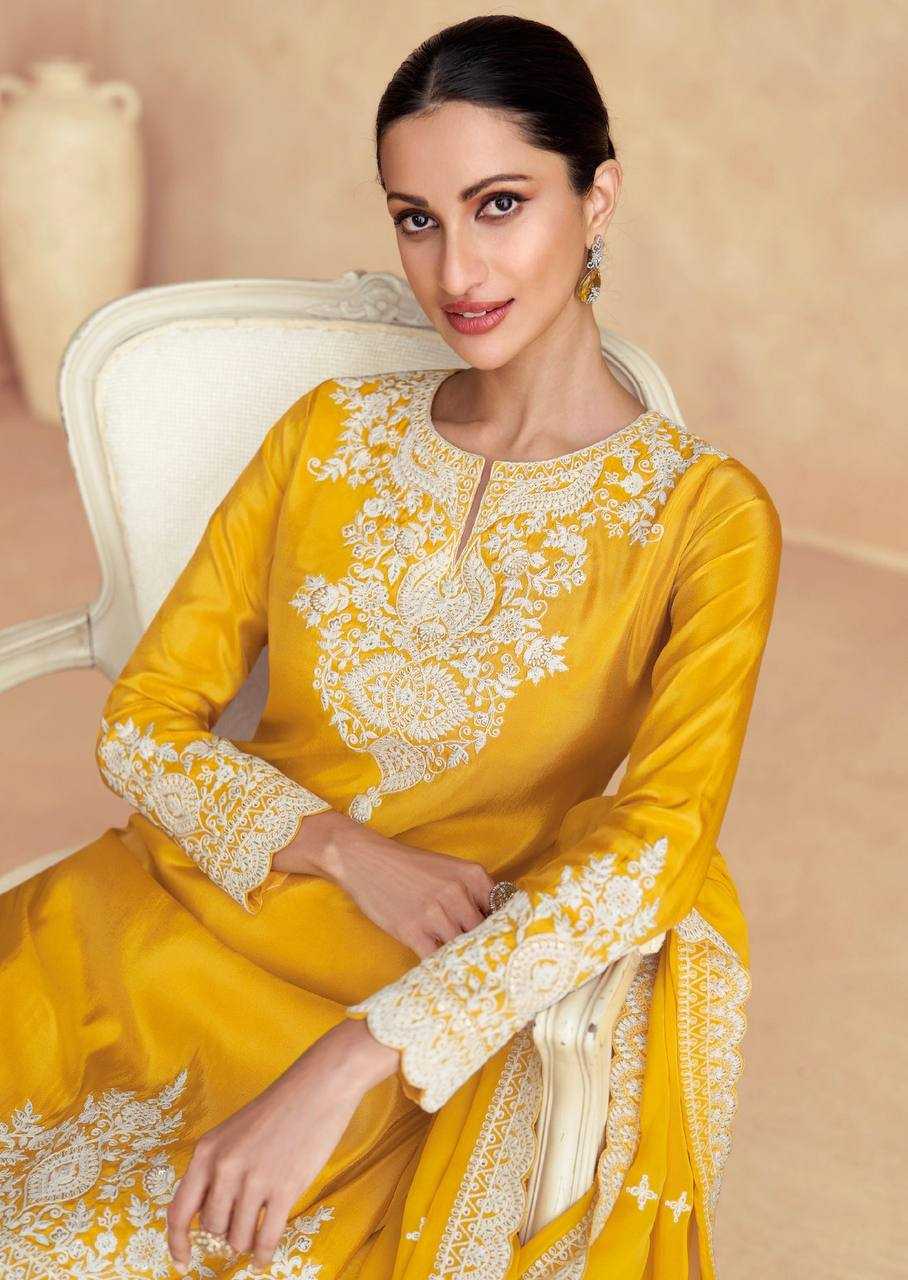 Ynf Chinon KESH546 1243 Suits & Dresses Wedding Collections Wholesale Palazzo Suit Haldi Outfits Manufacturer