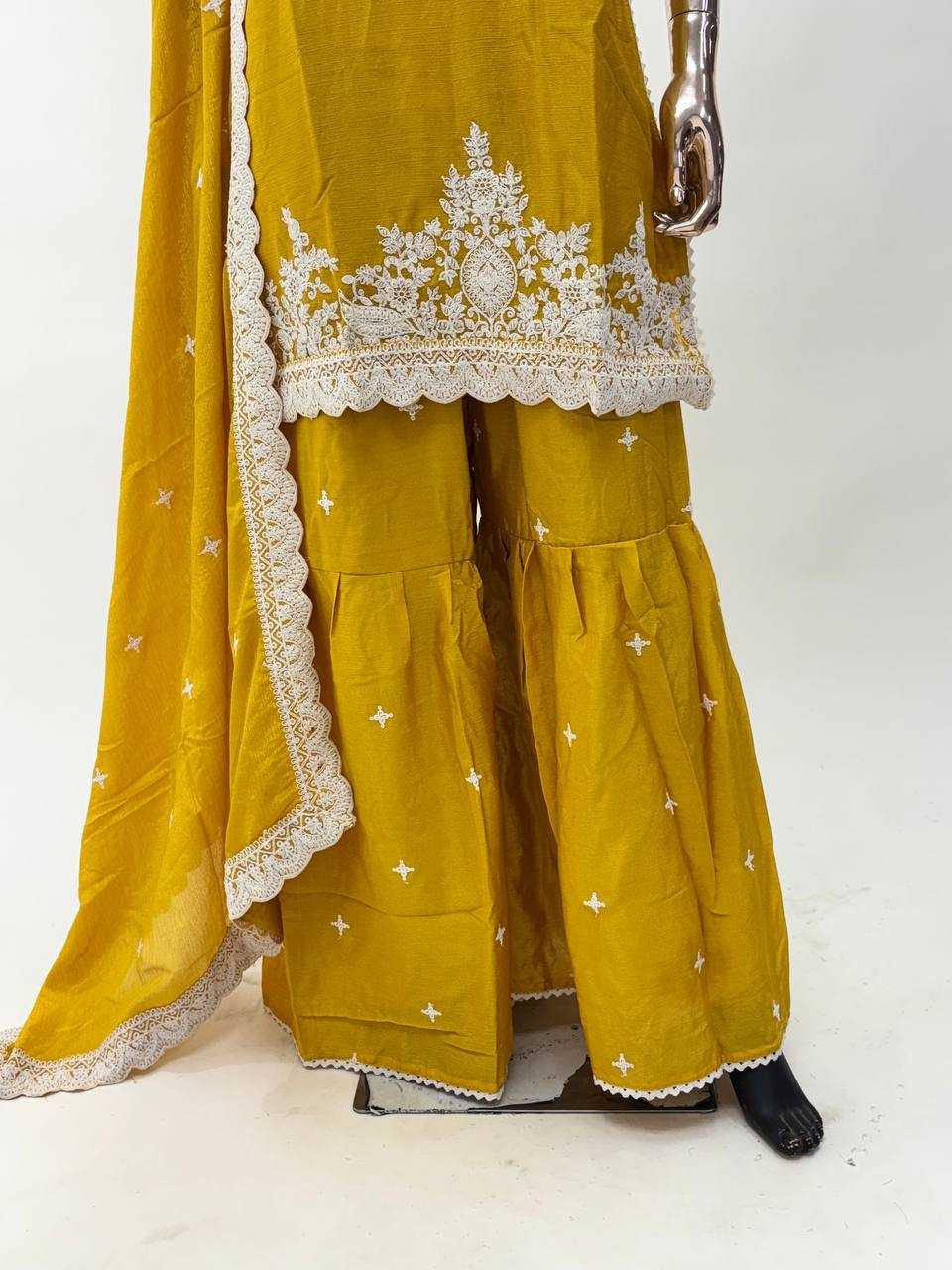 Ynf Chinon KESH546 1243 Suits & Dresses Wedding Collections Wholesale Palazzo Suit Haldi Outfits Manufacturer