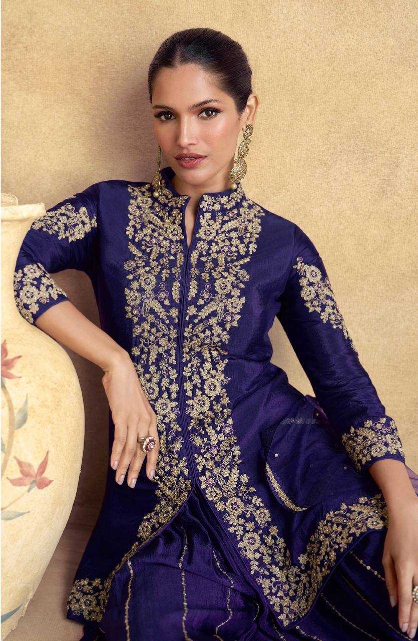 Ynf Chinon KESH546 1245 Suits & Dresses Wholesale Sharara Salwar Suits Embroidery Suits Manufacturer