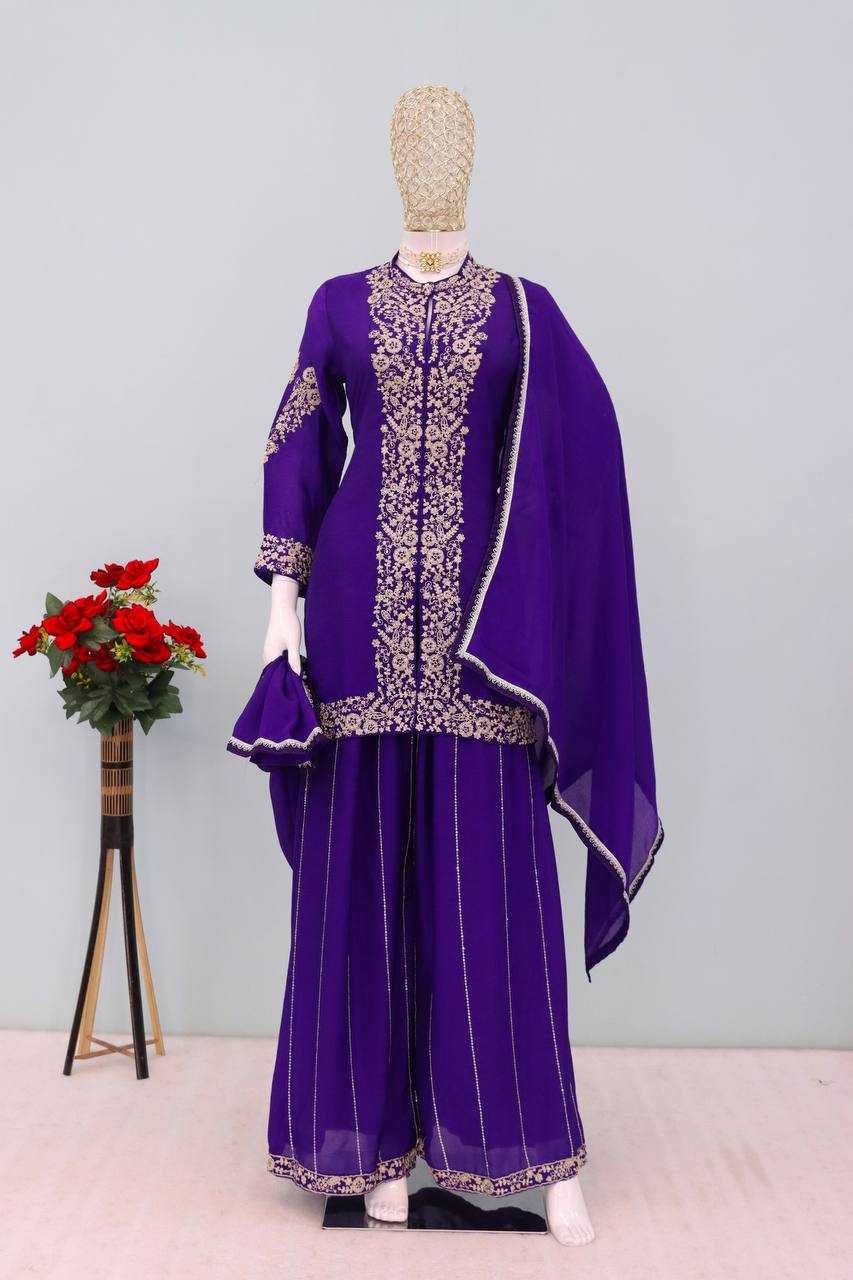 Ynf Chinon KESH546 1245 Suits & Dresses Wholesale Sharara Salwar Suits Embroidery Suits Manufacturer