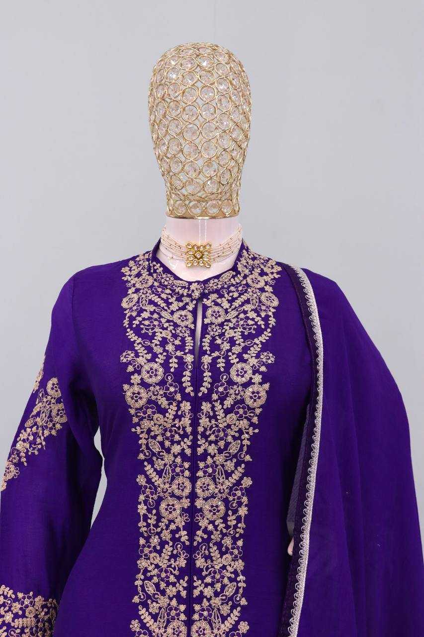 Ynf Chinon KESH546 1245 Suits & Dresses Wholesale Sharara Salwar Suits Embroidery Suits Manufacturer