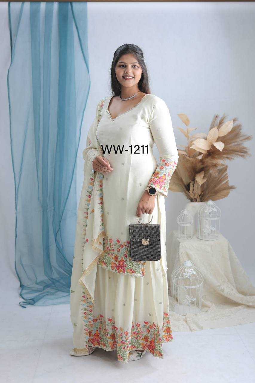 Ynf Chinon Silk KESH506 1211 Suits & Dresses Wholesale Sharara Salwar Suits Party wear suits Manufacturer