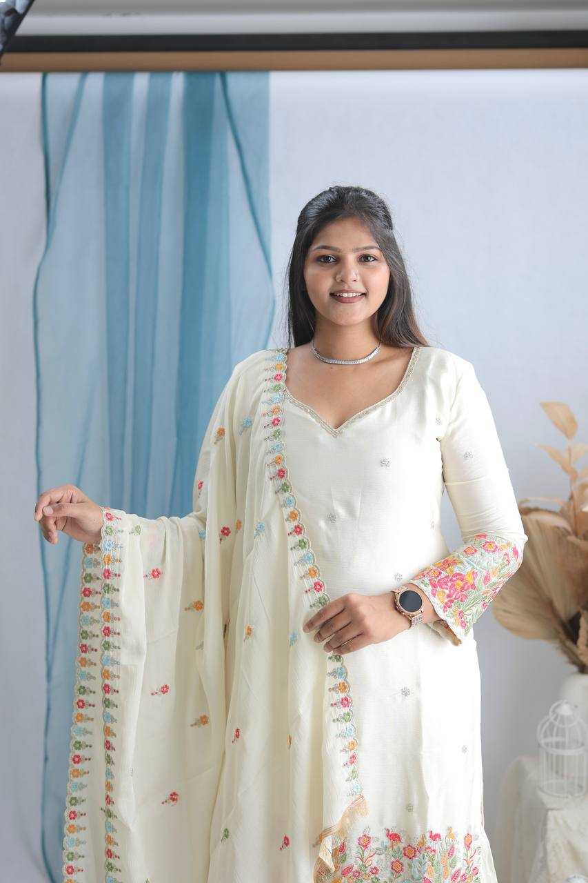 Ynf Chinon Silk KESH506 1211 Suits & Dresses Wholesale Sharara Salwar Suits Party wear suits Manufacturer