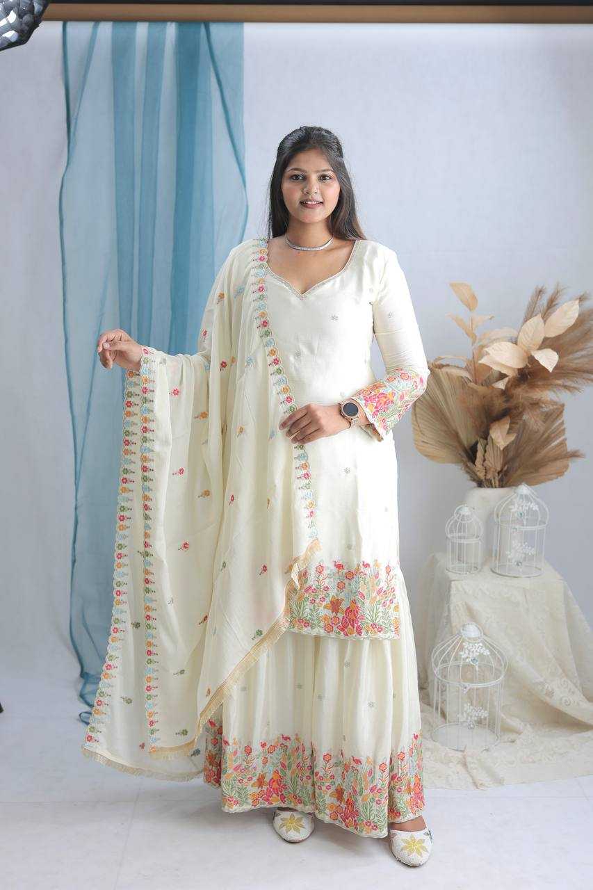 Ynf Chinon Silk KESH506 1211 Suits & Dresses Wholesale Sharara Salwar Suits Party wear suits Manufacturer