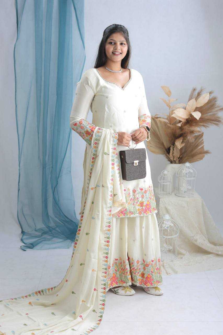 Ynf Chinon Silk KESH506 1211 Suits & Dresses Wholesale Sharara Salwar Suits Party wear suits Manufacturer