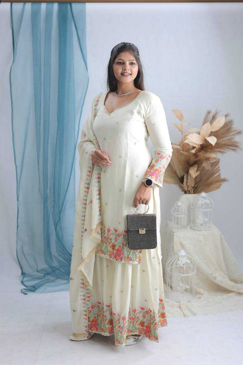 Ynf Chinon Silk KESH506 1211 Suits & Dresses Wholesale Sharara Salwar Suits Party wear suits Manufacturer