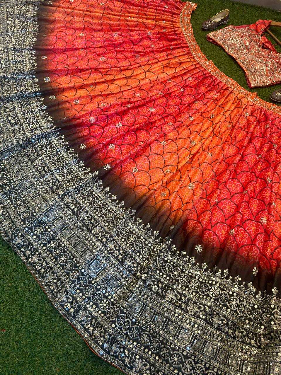 Ynf Chinon Silk KESH533 5020 Lehengas Wholesale Fancy Lehenga Embroidered Lehenga Sequins Lehenga Manufacturer