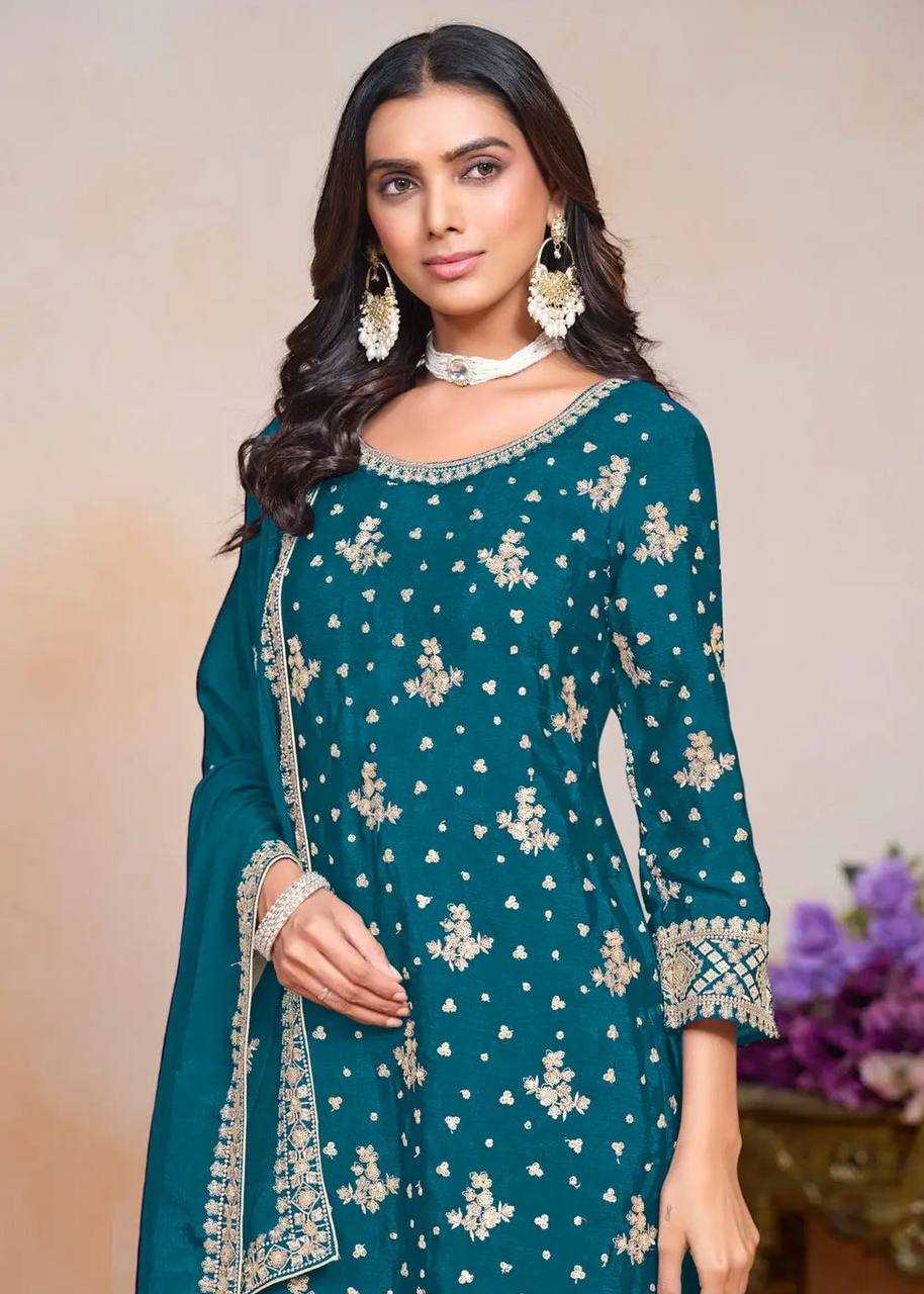 Ynf Chinon Silk KESH533 5066 Suits & Dresses Wholesale Sharara Salwar Suits Embroidery Suits Party Wear Dresses Manufacturer