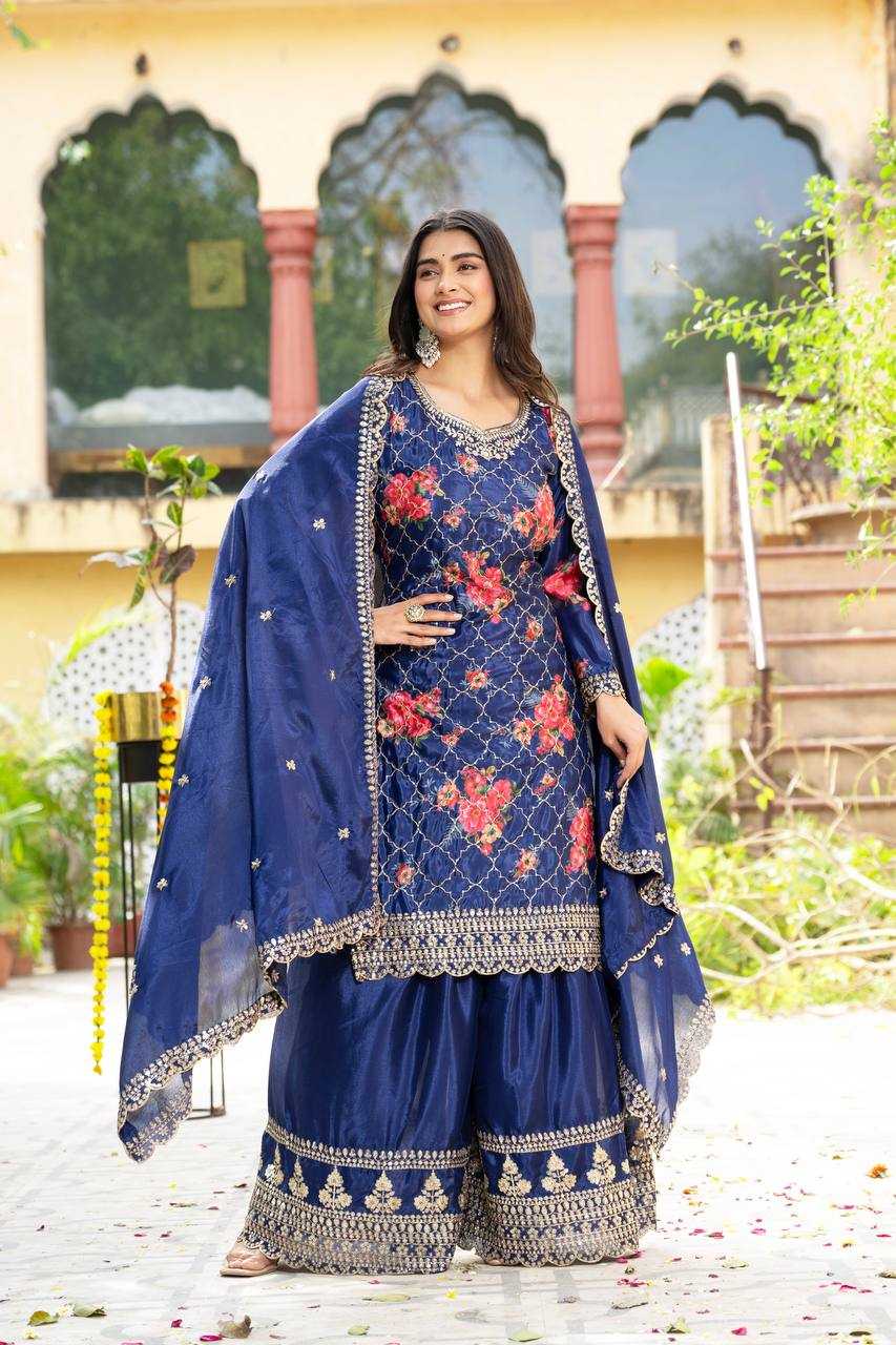 Ynf Chinon Silk KESH533 5085 Suits & Dresses Wholesale Ladies Suits Embroidery Suits Party Wear Dresses Manufacturer
