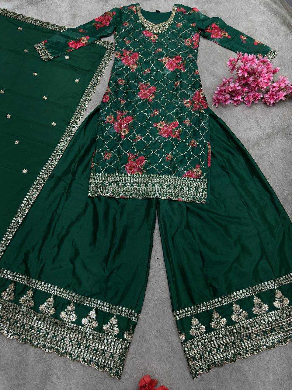 Ynf Chinon Silk KESH533 5085 Suits & Dresses Wholesale Ladies Suits Embroidery Suits Party Wear Dresses Manufacturer