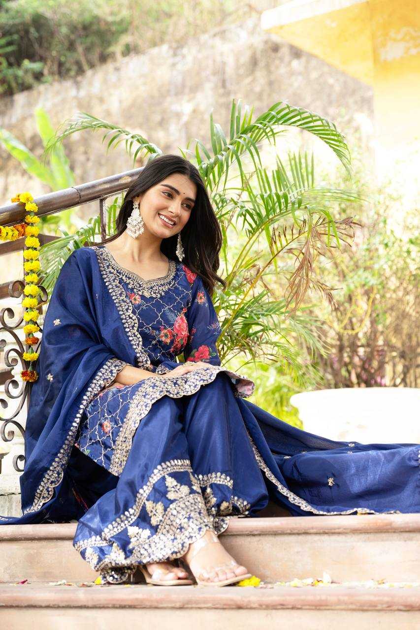 Ynf Chinon Silk KESH533 5085 Suits & Dresses Wholesale Ladies Suits Embroidery Suits Party Wear Dresses Manufacturer
