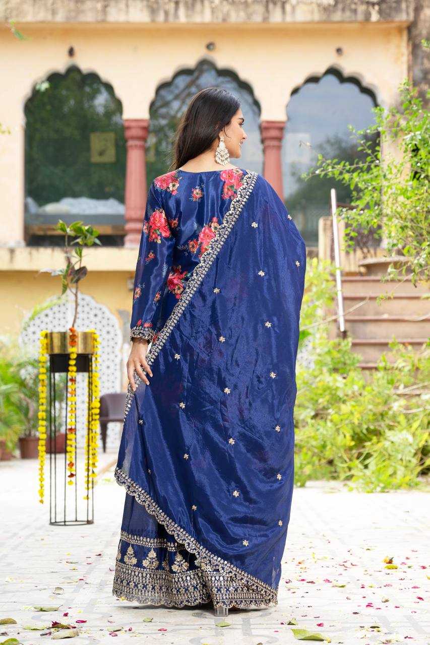 Ynf Chinon Silk KESH533 5085 Suits & Dresses Wholesale Ladies Suits Embroidery Suits Party Wear Dresses Manufacturer