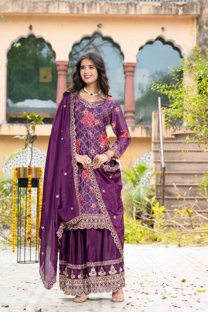 Ynf Chinon Silk KESH533 5085 Suits & Dresses Wholesale Ladies Suits Embroidery Suits Party Wear Dresses Manufacturer