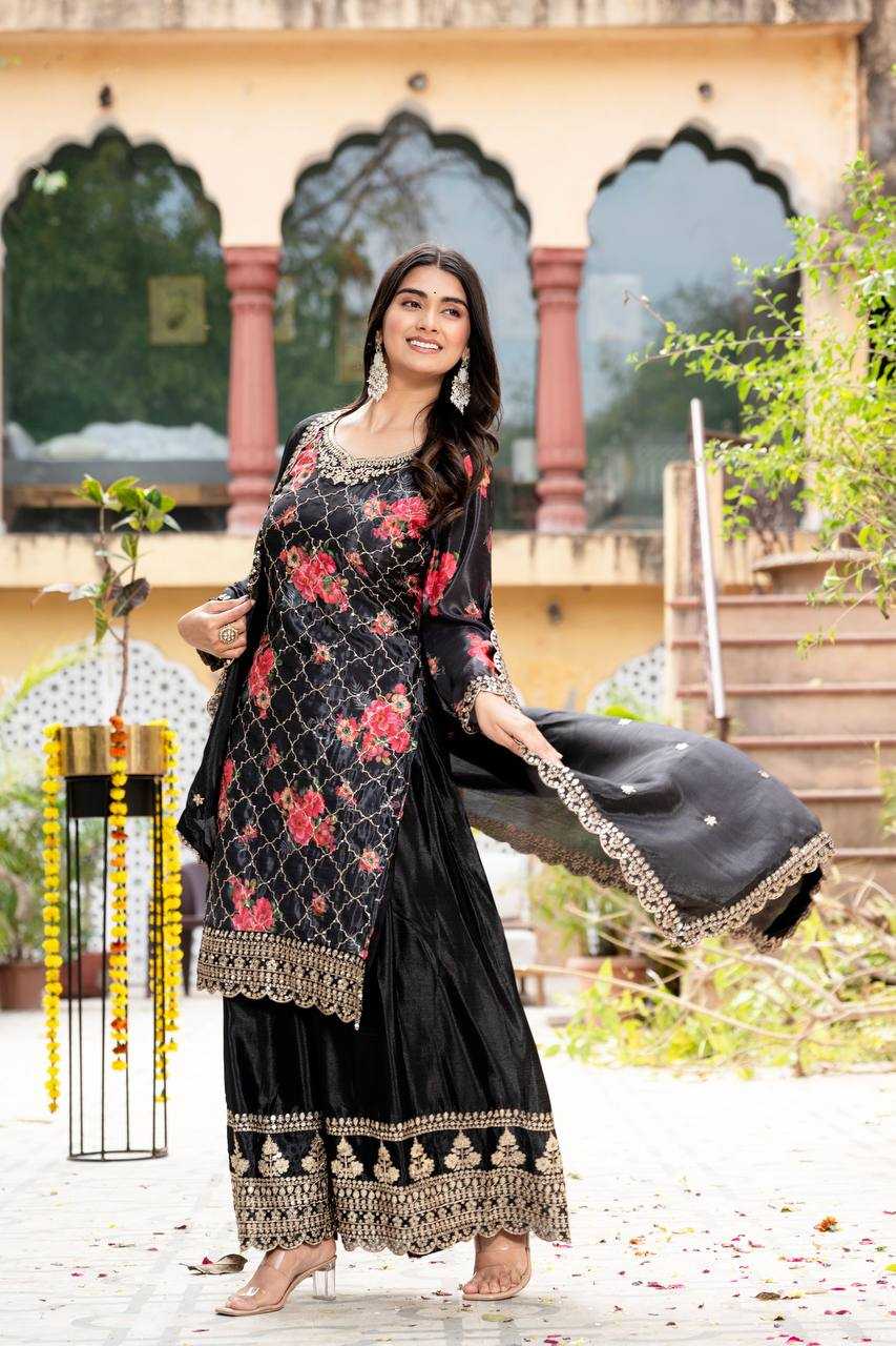 Ynf Chinon Silk KESH533 5085 Suits & Dresses Wholesale Ladies Suits Embroidery Suits Party Wear Dresses Manufacturer