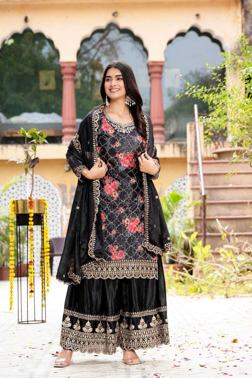 Ynf Chinon Silk KESH533 5085 Suits & Dresses Wholesale Ladies Suits Embroidery Suits Party Wear Dresses Manufacturer