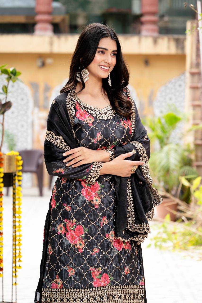 Ynf Chinon Silk KESH533 5085 Suits & Dresses Wholesale Ladies Suits Embroidery Suits Party Wear Dresses Manufacturer