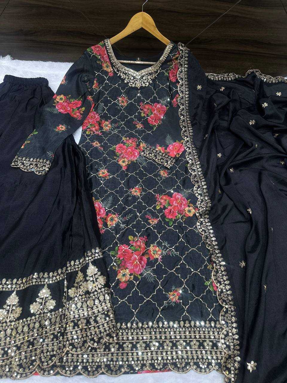 Ynf Chinon Silk KESH533 5085 Suits & Dresses Wholesale Ladies Suits Embroidery Suits Party Wear Dresses Manufacturer