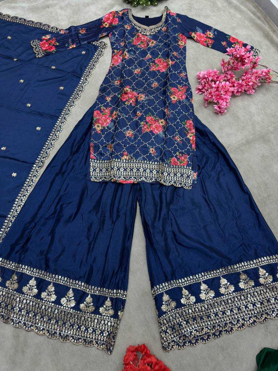 Ynf Chinon Silk KESH533 5085 Suits & Dresses Wholesale Ladies Suits Embroidery Suits Party Wear Dresses Manufacturer
