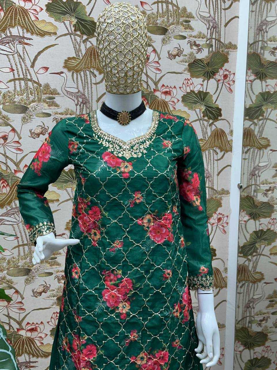 Ynf Chinon Silk KESH533 5085 Suits & Dresses Wholesale Ladies Suits Embroidery Suits Party Wear Dresses Manufacturer