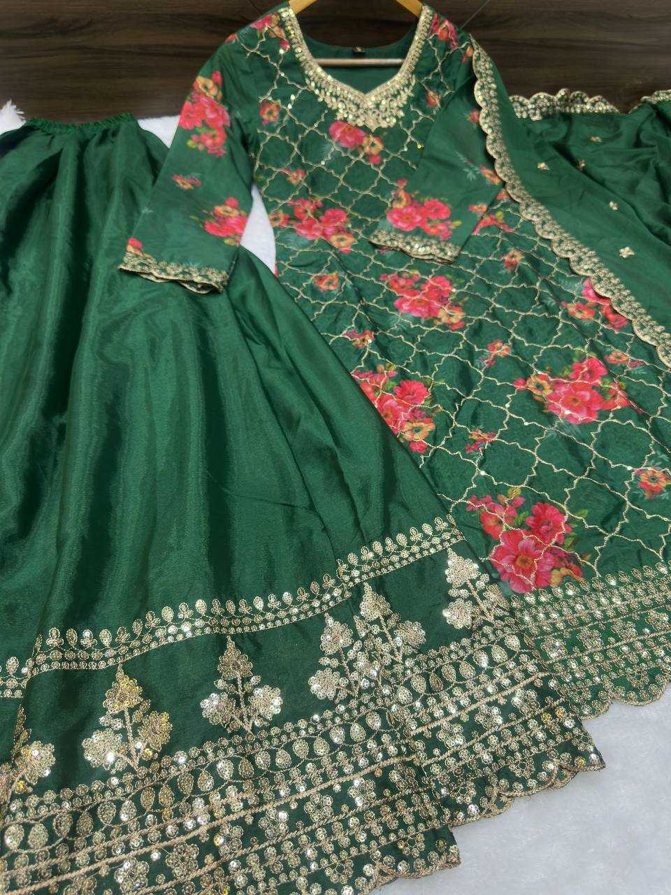 Ynf Chinon Silk KESH533 5085 Suits & Dresses Wholesale Ladies Suits Embroidery Suits Party Wear Dresses Manufacturer