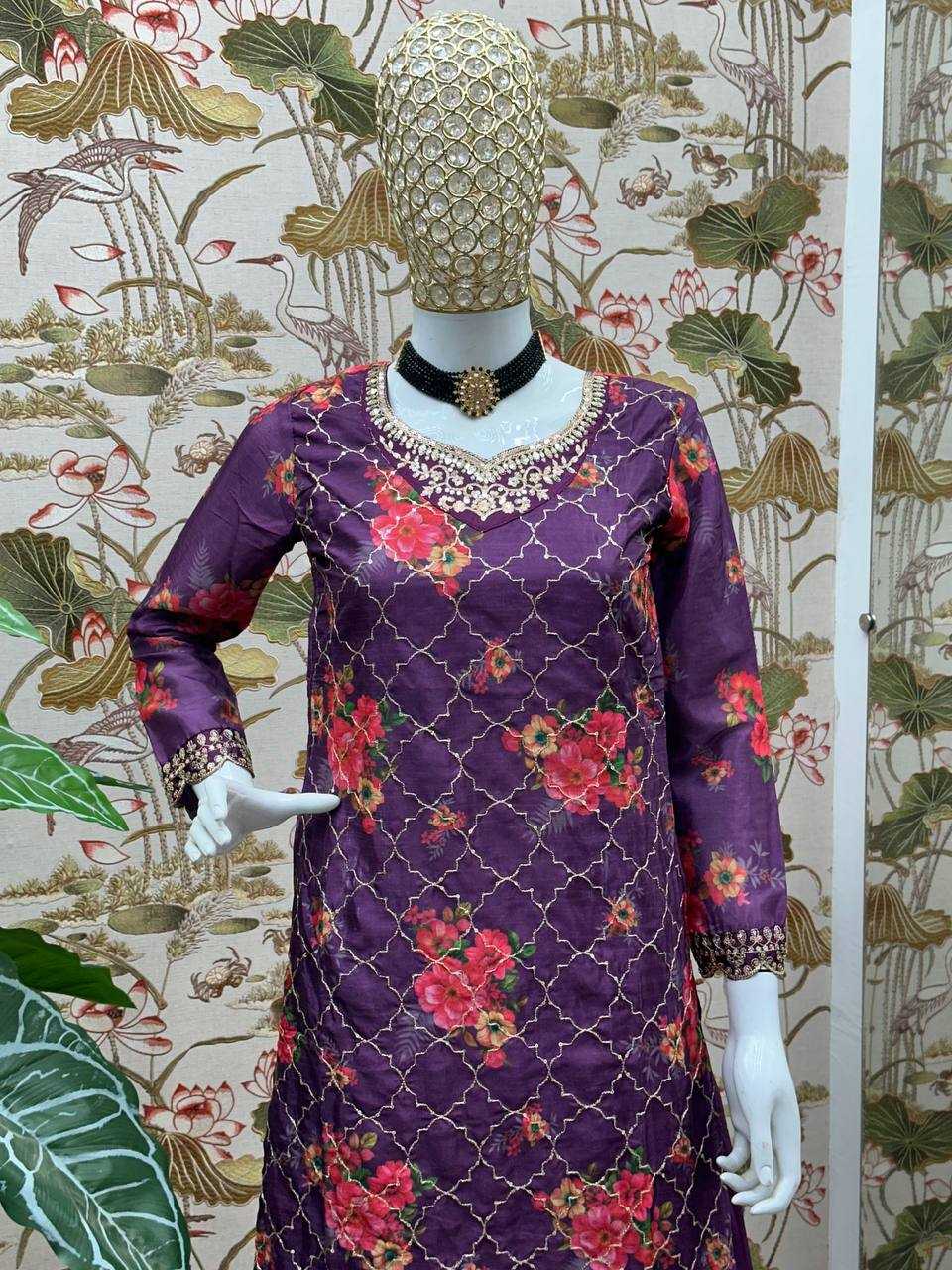 Ynf Chinon Silk KESH533 5085 Suits & Dresses Wholesale Ladies Suits Embroidery Suits Party Wear Dresses Manufacturer