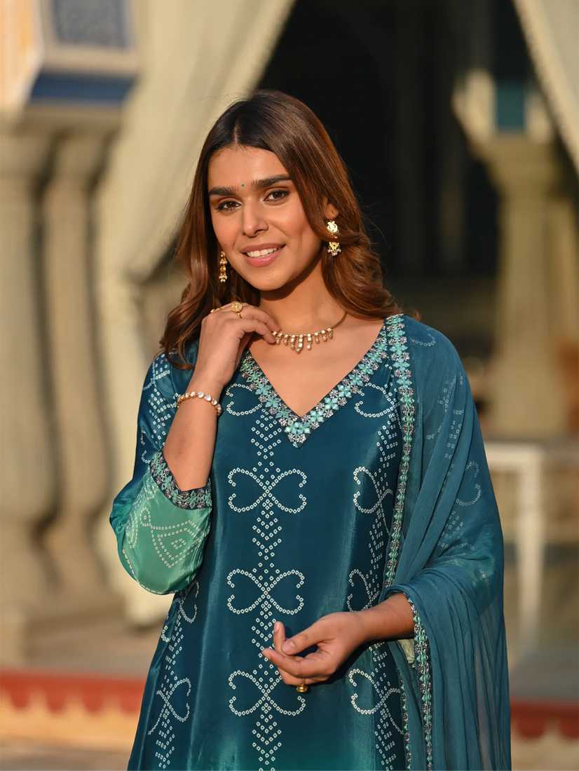 Ynf Chinon Silk KESH545 1021 Kurti Wholesale Kurti Bottom With Dupatta Manufacturer