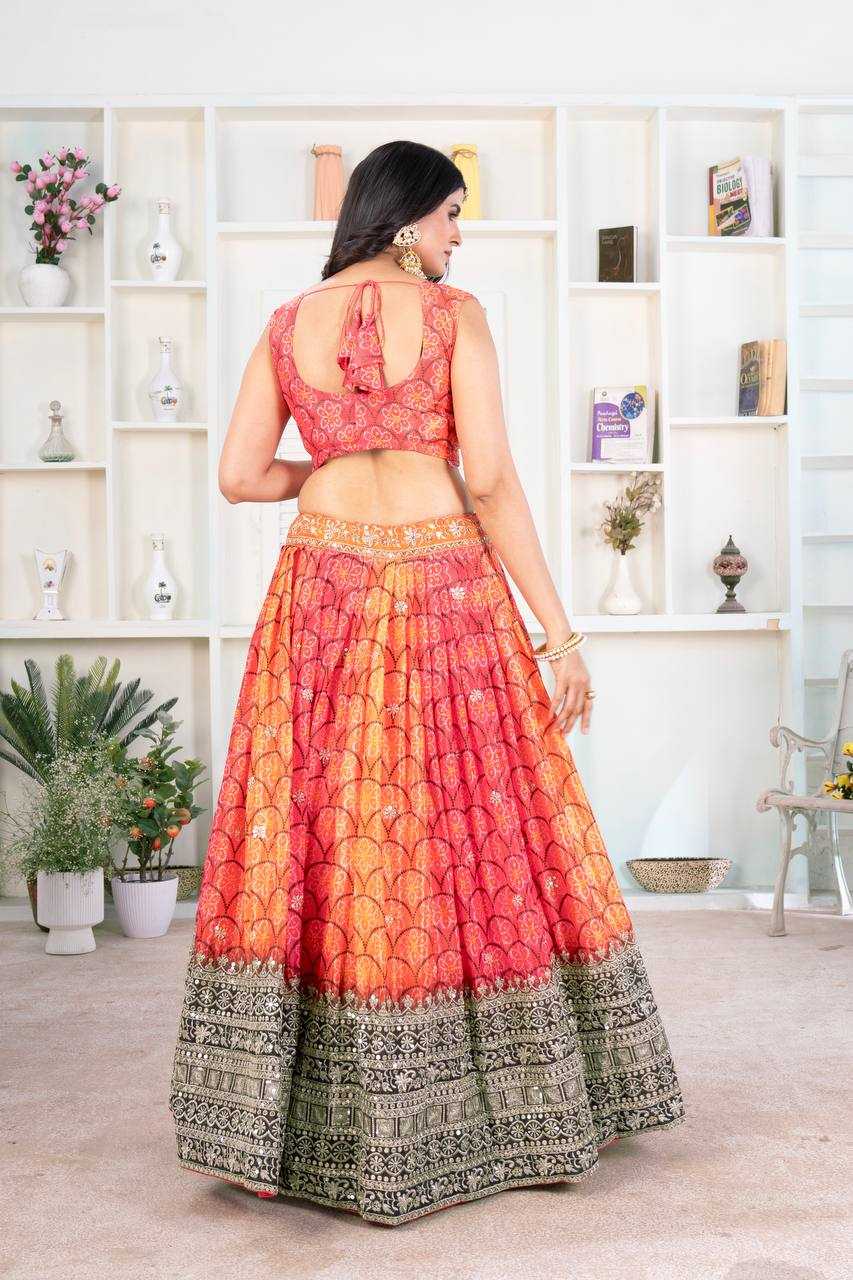 Ynf Chinon Silk RIN197 3054 5106 Lehengas Wholesale Designer Lehenga Bridal Lehenga Lehenga With Dupatta Manufacturer