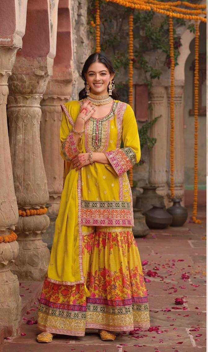 Ynf Chinon Silk RIN197 4909 Suits & Dresses Wholesale Embroidery Suits Party wear suits Designer Suits Manufacturer